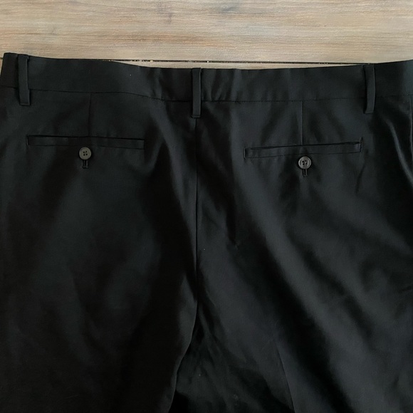 Michael Kors Classic Fit Flat Wool Dress Pant - Picture 4 of 4